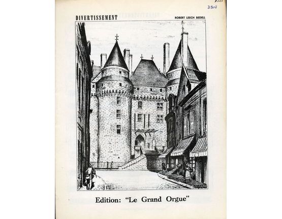 7157 | Divertissement - Pour Grand Orgue - Edition Le Grand Orgue