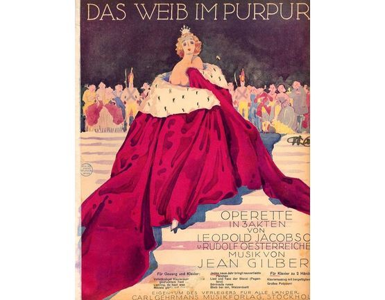7173 | Jedes neue Jahr bringt neuverliebte Parchen - Song - For Piano and Voice - From the Operette "Ein Weib im Purpur"