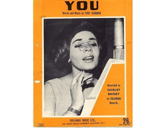 7197 | You - Song featuring Shirley Bassey