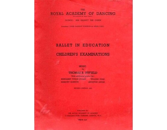 7208 | Ballet in Education - Piano Solo Pieces for Children's Examinations - The Royal Academy of Dancing