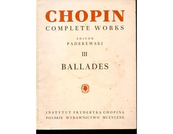 7224 | Chopin - Complete Works for Piano - Volume III - Ballades