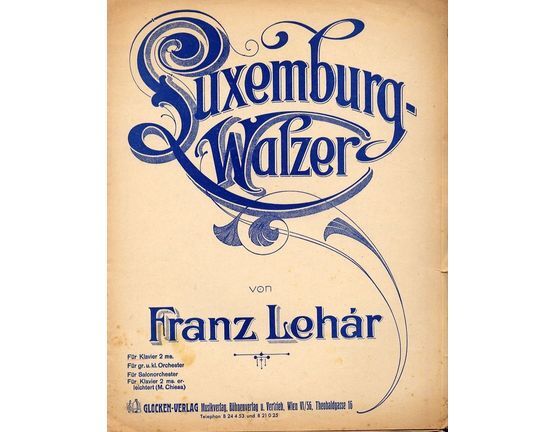 7226 | Luxemburg Walzer - Fur Klavier a 2 mains