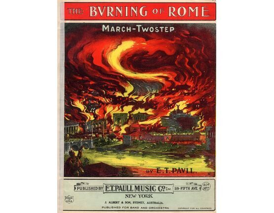 7234 | The Burning of Rome - March two step for piano solo