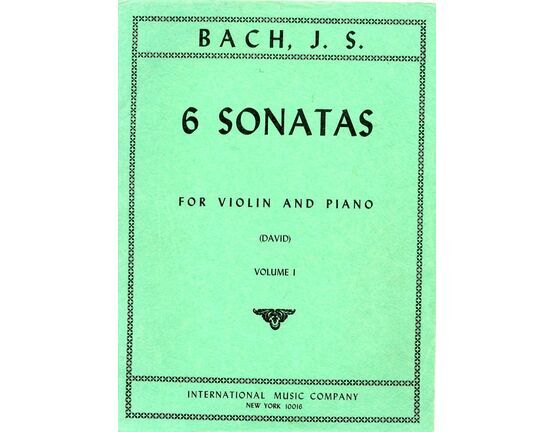 7237 | 6 Sonatas - For Violin and Piano - Volume I