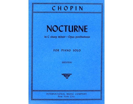 7237 | Nocturne in C sharp minor - For Piano Solo