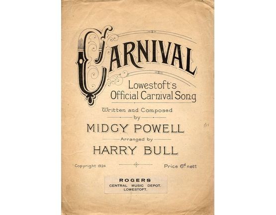 7249 | Carnival - Lowestofts's Official Carnival Song
