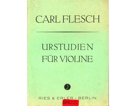 7267 | Carl Flesch - Urstudien Für Violine - Preliminary studies for the violin - German, French and English