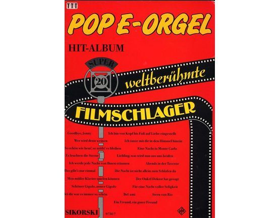 7280 | Pope-Orgel Hit Album - Super 20 weltberuhmte Filmschlager