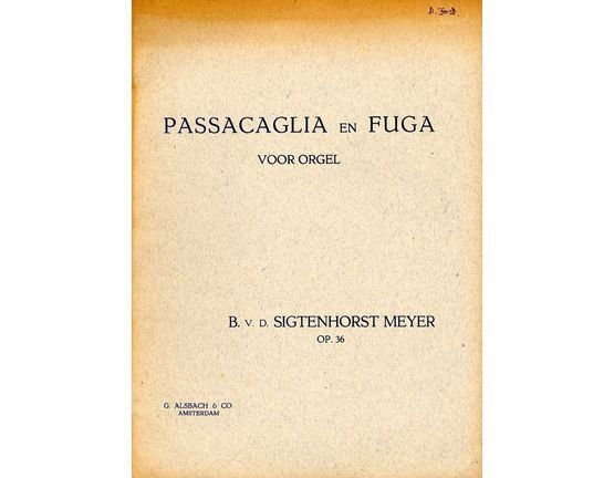 7283 | Passacaglia en Fuga - Voor orgel - Op. 36