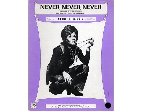 7299 | Never Never Never - Shirley Bassey