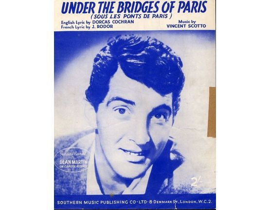 7299 | Under the Bridges of Paris (Sous les ponts de Paris) -  Featuring Dean Martin