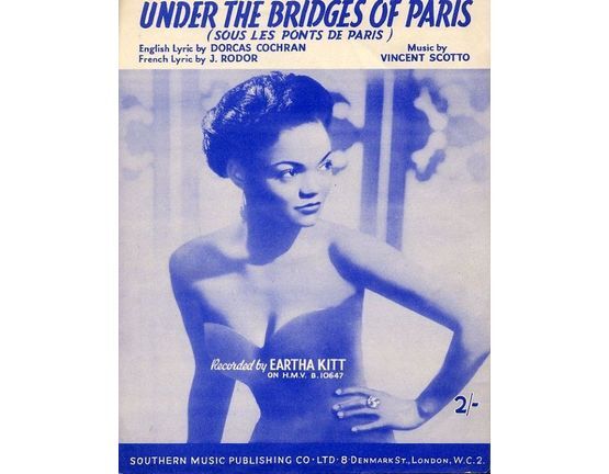7299 | Under the Bridges of Paris (Sous les ponts de Paris) -  Featuring Eartha Kitt