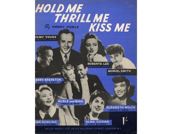 7301 | Hold Me, Thrill Me, Kiss Me - Featuring various Artists inc. Jimmy Young, Alma Cogan