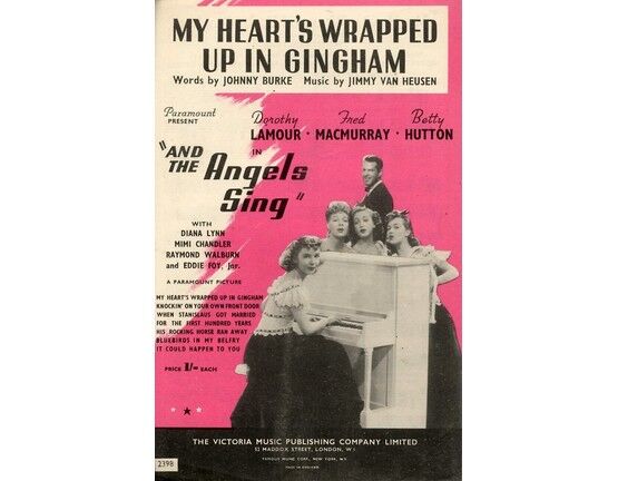 7303 | My Hearts Wrapped Up In Gingham - from "And the Angels Sing" Featuring Dorothy Lamour