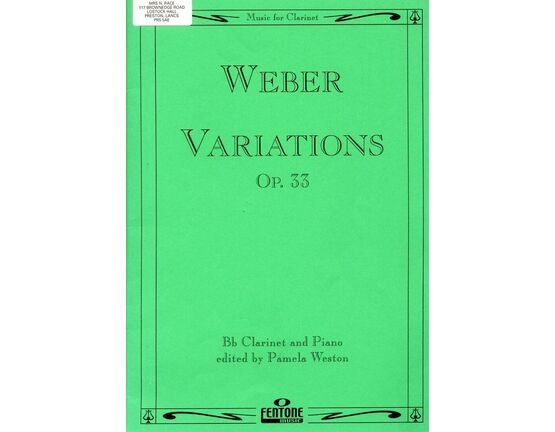 7304 | Weber Variations - Op. 33
