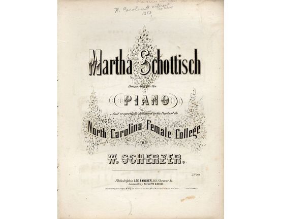 7311 | Martha Schottisch - For Pianoforte