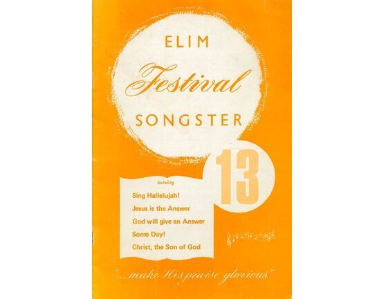 7340 | Elim Festival Songster - Book 13