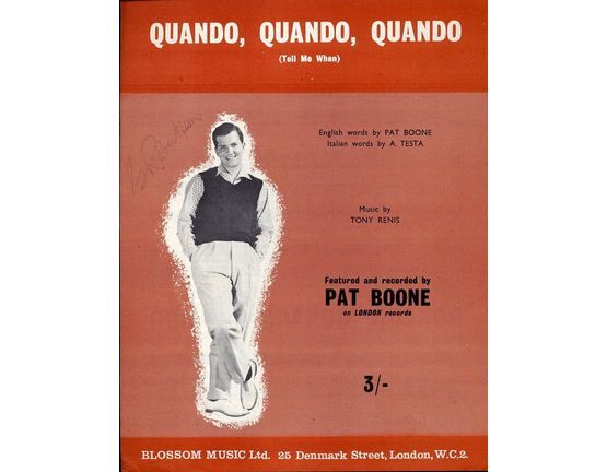 7347 | Quando, Quando, Quando (Tell me When)  - Featuring Pat Boone