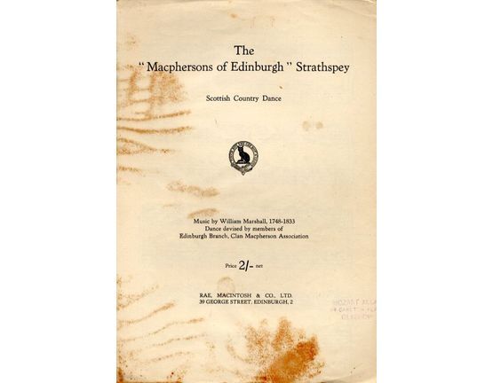 7399 | The MacPhersons of Edinburgh (strathspey) - Scottish Country Dance - With Instructions for the Dance