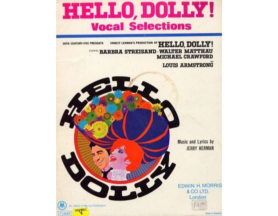 7403 | Vocal Selections from "Hello Dolly!" -Starring Barbra Streisand