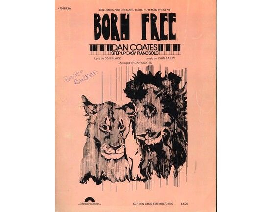 7421 | Born Free - Theme from the film "Born Free" - Piano Solo
