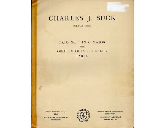 7451 | Charles J. Suck - Trio No. 1 in C Major - For Oboe, Violin and Cello