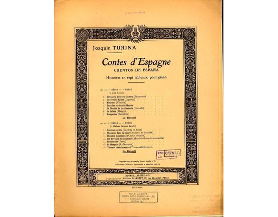 7454 | Contes d'Espagne - Histoires en sept tableaux, pour Piano - Op. 40, 2me Serie