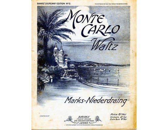 7507 | Monte Carlo Waltz - Banks' Sixpenny Edition No. 5