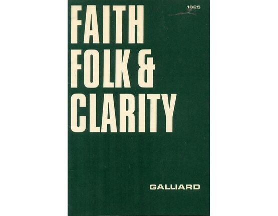 7515 | Faith Folk & Clarity, a collection of 62 folk songs