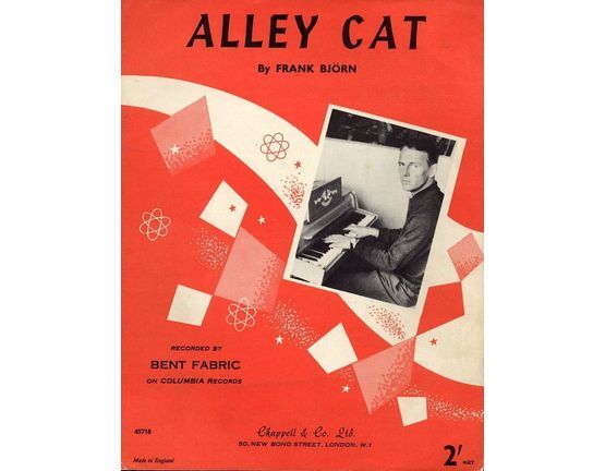 7531 | Alley Cat - Piano Solo - Featuring Bent Fabric
