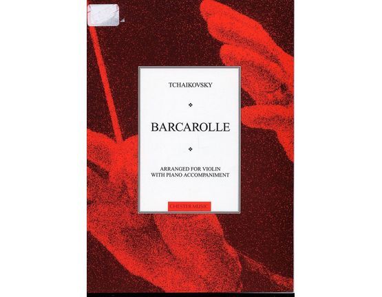 7568 | Tchaikovsky - Barcarolle - Violin and Piano