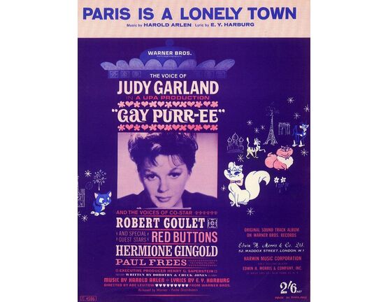 7627 | Paris Is A Lonely Town - Song Featuring Judy Garland and Robert Goulet