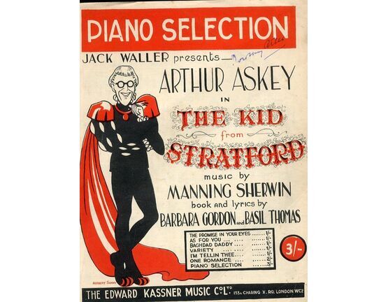 7632 | The Kid from Stratford - Piano Selection - As performed by Arthur Askey