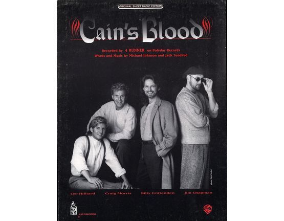 7671 | Cain's Blood - Featuring 4 Runner - Original Sheet Music Edition