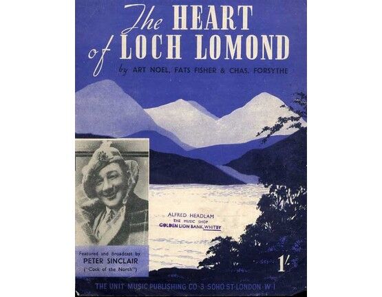 7747 | The Heart of Loch Lomond, featuring Peter Sinclair (Cock of the North)