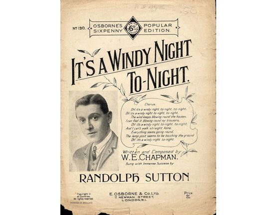7759 | It's A Windy Night Tonight - featuring Randolph Sutton