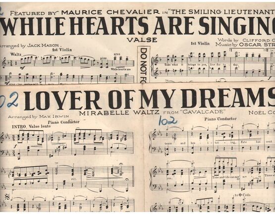 7765 | DANCE BAND with Vocals:- (a) Lover of my Dreams- Mirabelle Waltz from