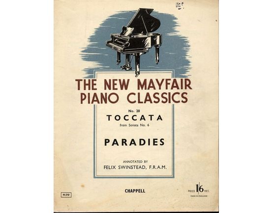 7765 | Toccata from Sonata No. 6 - No 28 of the new Mayfair Piano Classics