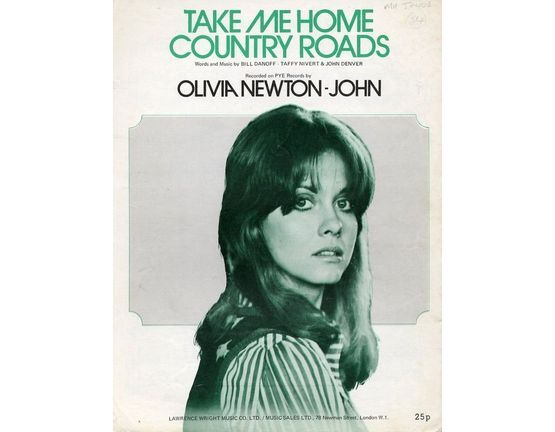 7767 | Take Me Home Country Roads -  Olivia Newton John