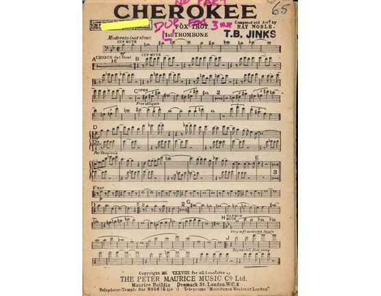 7768 | Cherokee - Arrangement for Full Orchestra
