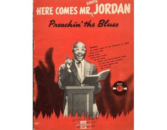 7770 | Here Comes Mr. Louis Jordan Preaching the Blues - Featuring Mr. Louis Jordan - Vocal & Piano selection