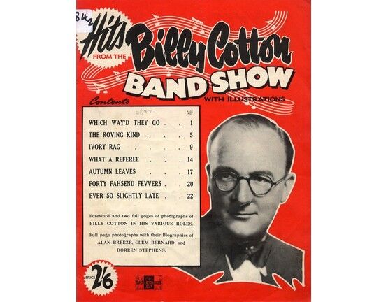 7770 | Hits From the Billy Cotton Band Show with Illustartions - Featuring Billy Cotton - Inc. Foreword and Photographs