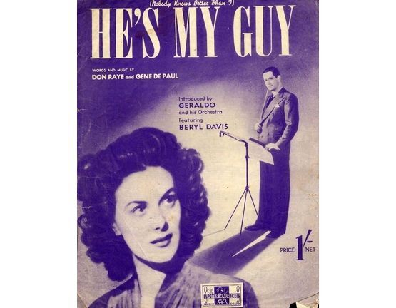 7770 | (Nobody knows better than I) He's My guy - As performed by Helen Forrest, Beryl Davis