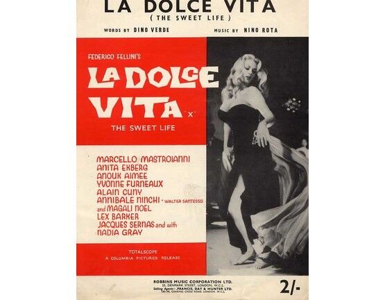 7775 | La Dolce Vita (The Sweet Life)  - Featuring Anita Ekberg