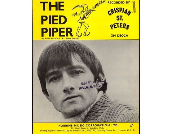 7775 | The Pied Piper - As recorded by Crispian St. Peters