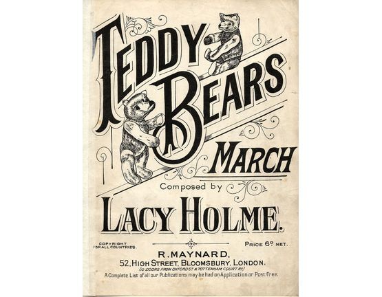 7783 | Teddy Bears - Grotesque March for Pianoforte