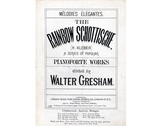 7787 | The Rainbow Schottische - Melodies Elegantes Series of popular Pianoforte works - L.M.P.S. Edition No. 172