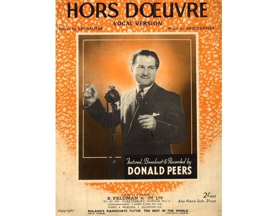 7791 | Hors Doeuvre - Donald Peers