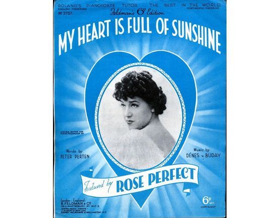 7791 | My Heart is Full of Sunshine - Featured by Rose Perfect - Feldmans 6d Edition