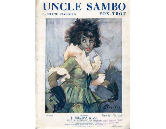 7791 | Uncle Sambo - Song Fox Trot - For Piano and Voice